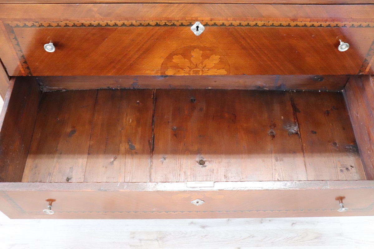 Chest of Drawers with Inlay Walnut, 1960s