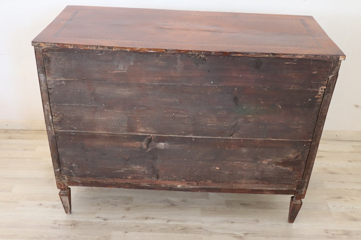 Chest of Drawers with Inlay Walnut, 1960s
