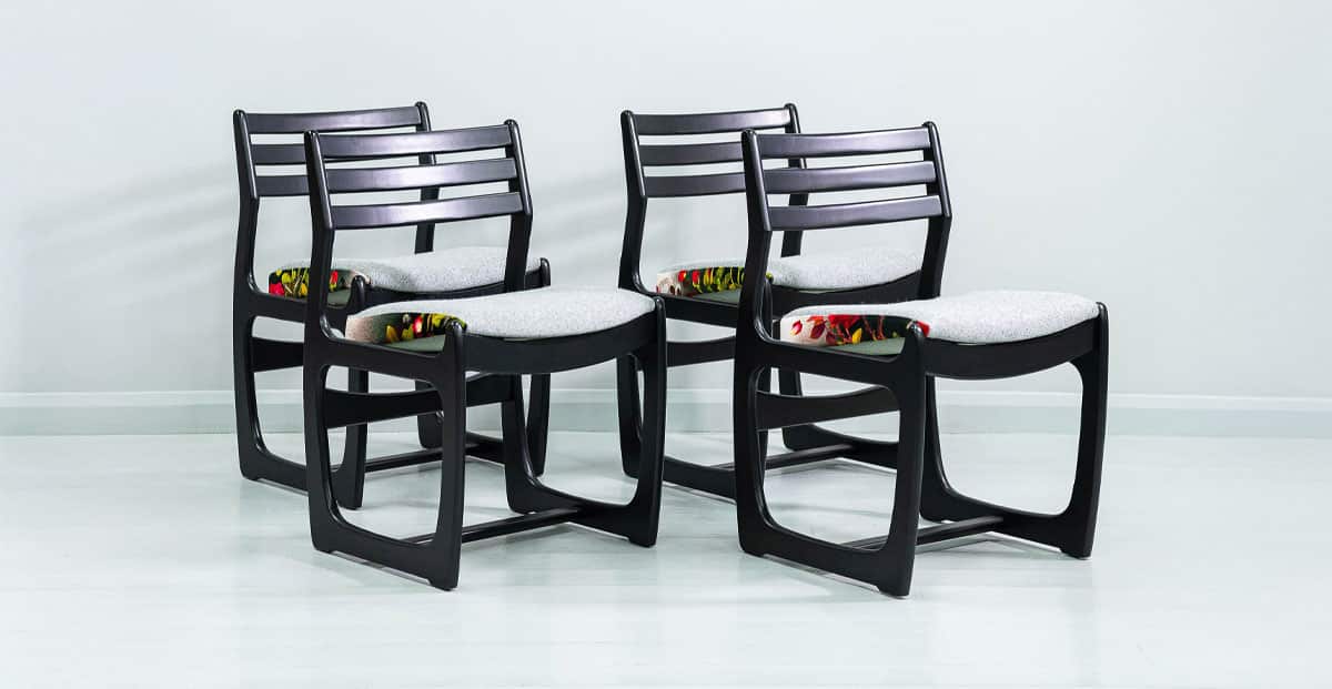 1970s upcycled chairs