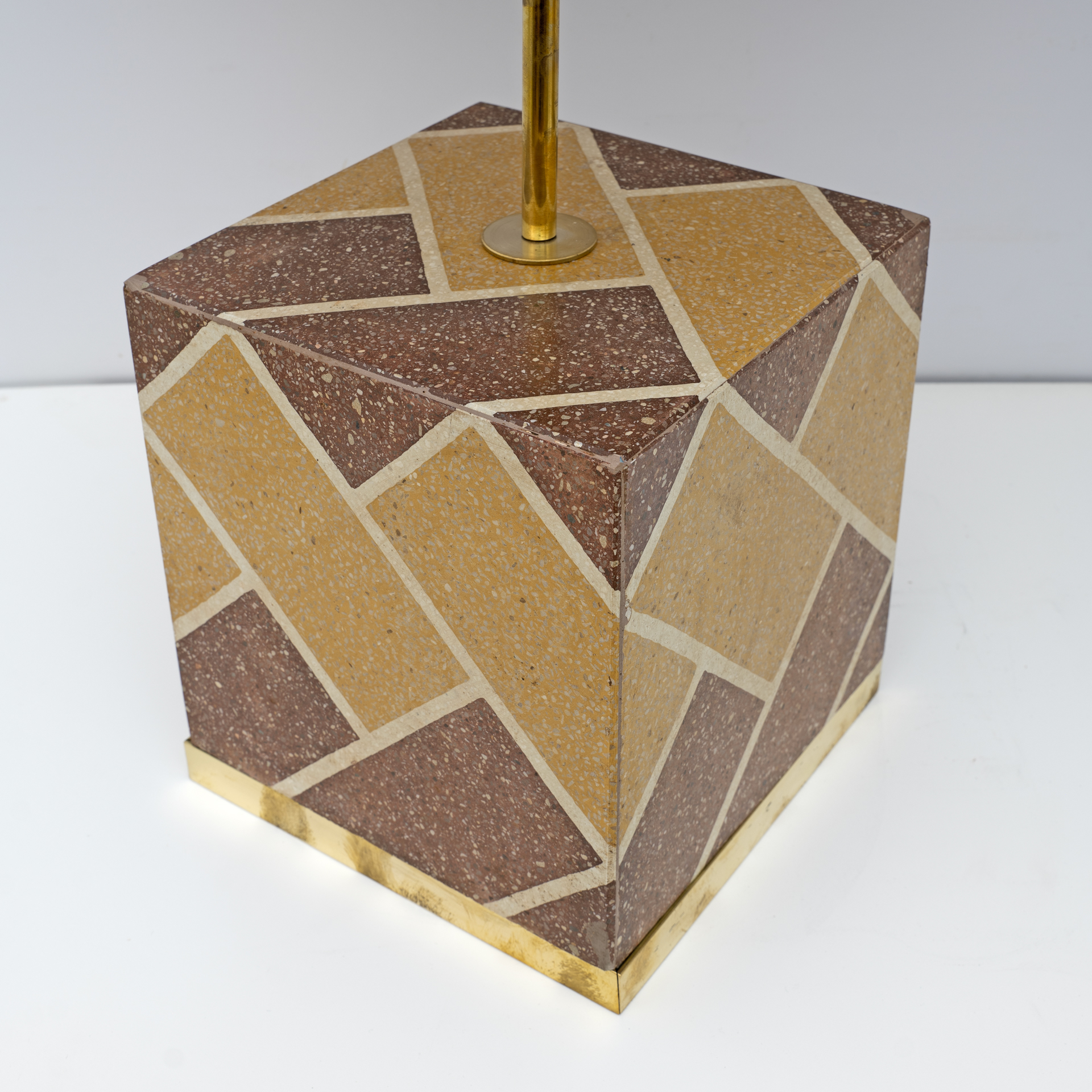 Pair of Liberty Era Italian Cementite Table Lamps