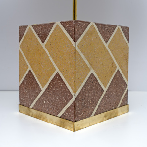 Pair of Liberty Era Italian Cementite Table Lamps