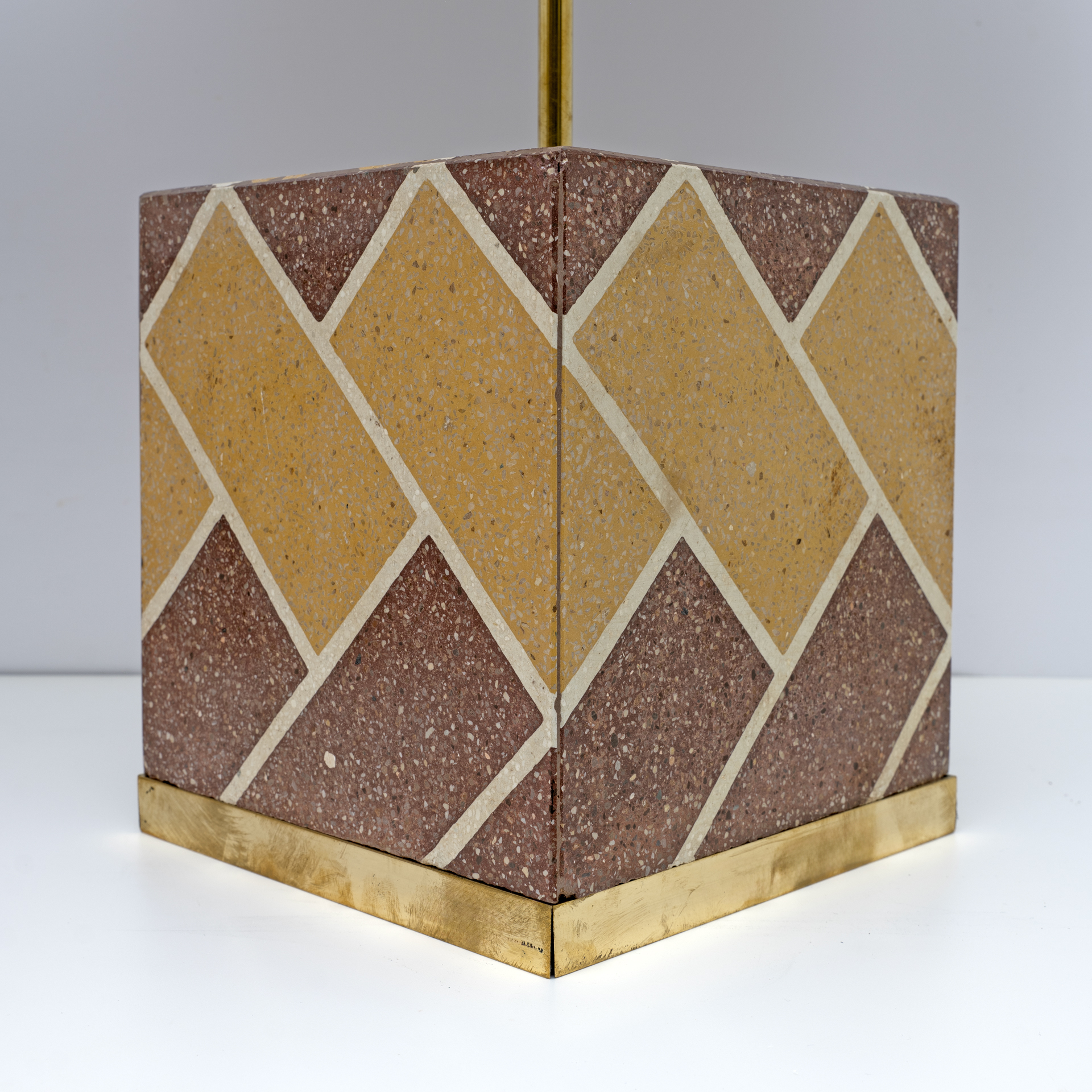 Pair of Liberty Era Italian Cementite Table Lamps