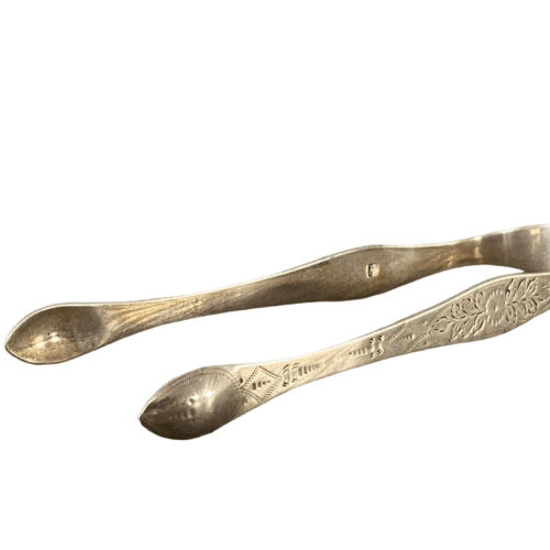 Large Silver Sugar Tongs By Peter, Ann & William Bateman, 1800