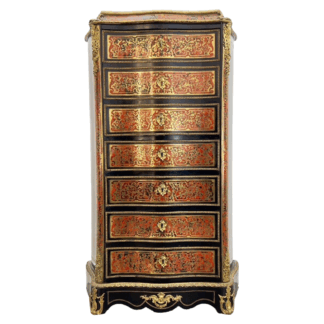 Late 19th Century, Louis XV Style, French Boulle Secretaire