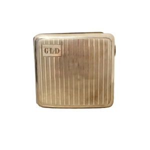 London 1929 - Sampson Mordan Hallmarked Silver Cigarette Case