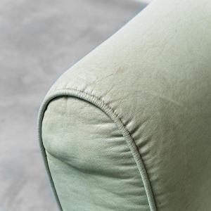 Pair Of Armchairs In Sage Green Fabric From The 1950s Modern Vintage