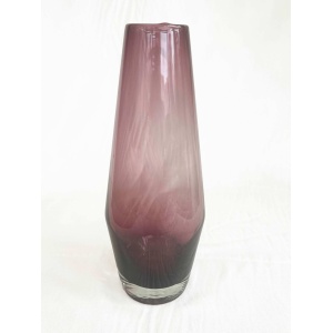 Midcentury Purple Glass Vase By Tamara Aladin For Riihimaen Riihimaen Lasi