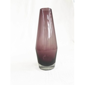 Midcentury Purple Glass Vase By Tamara Aladin For Riihimaen Riihimaen Lasi