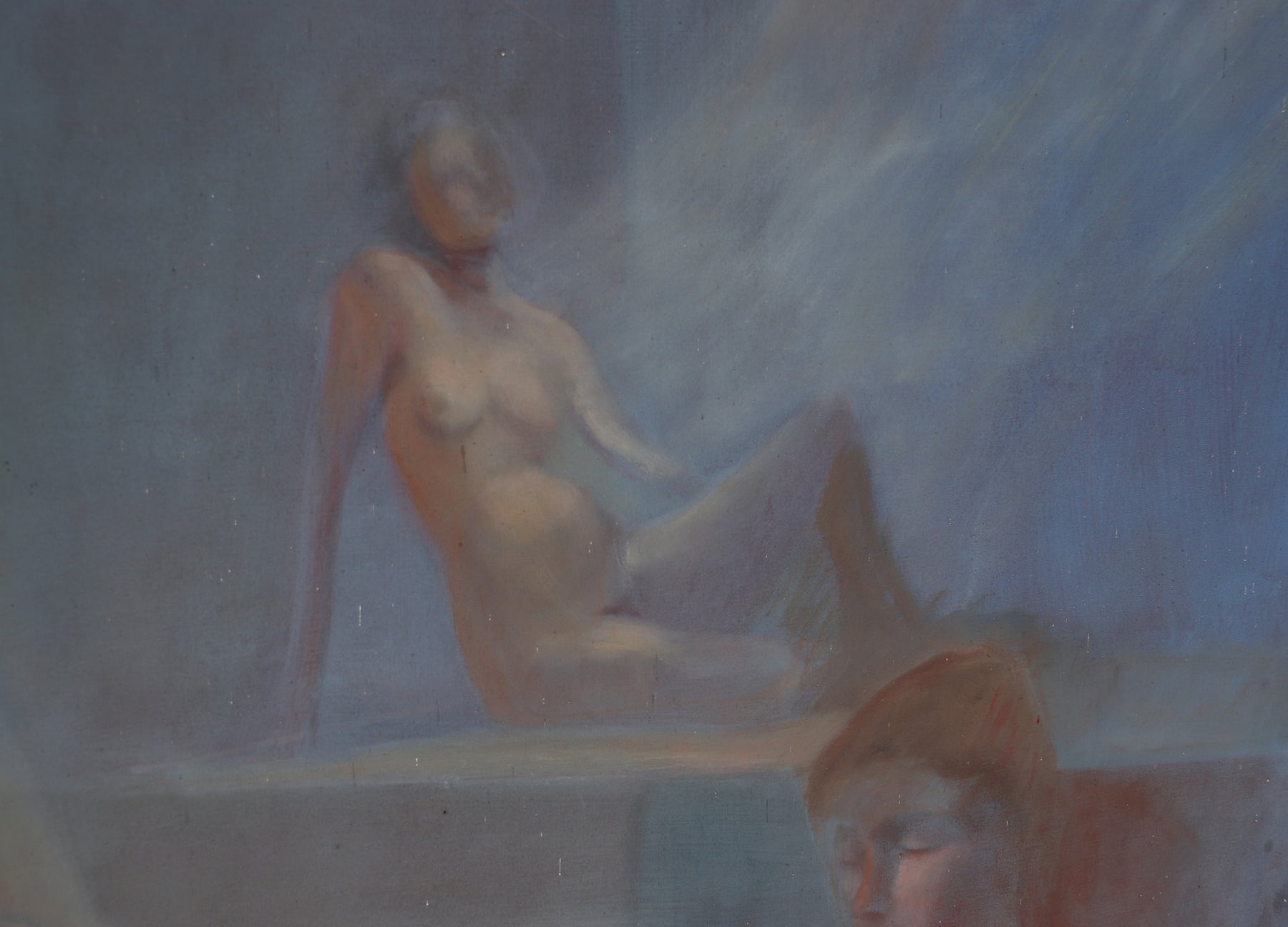 Original Large Acrylic On Canvas C1993