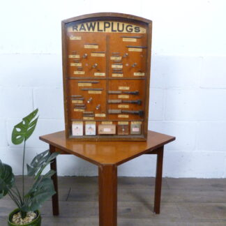 Rawl Plug 1950's Shop Display Cabinet