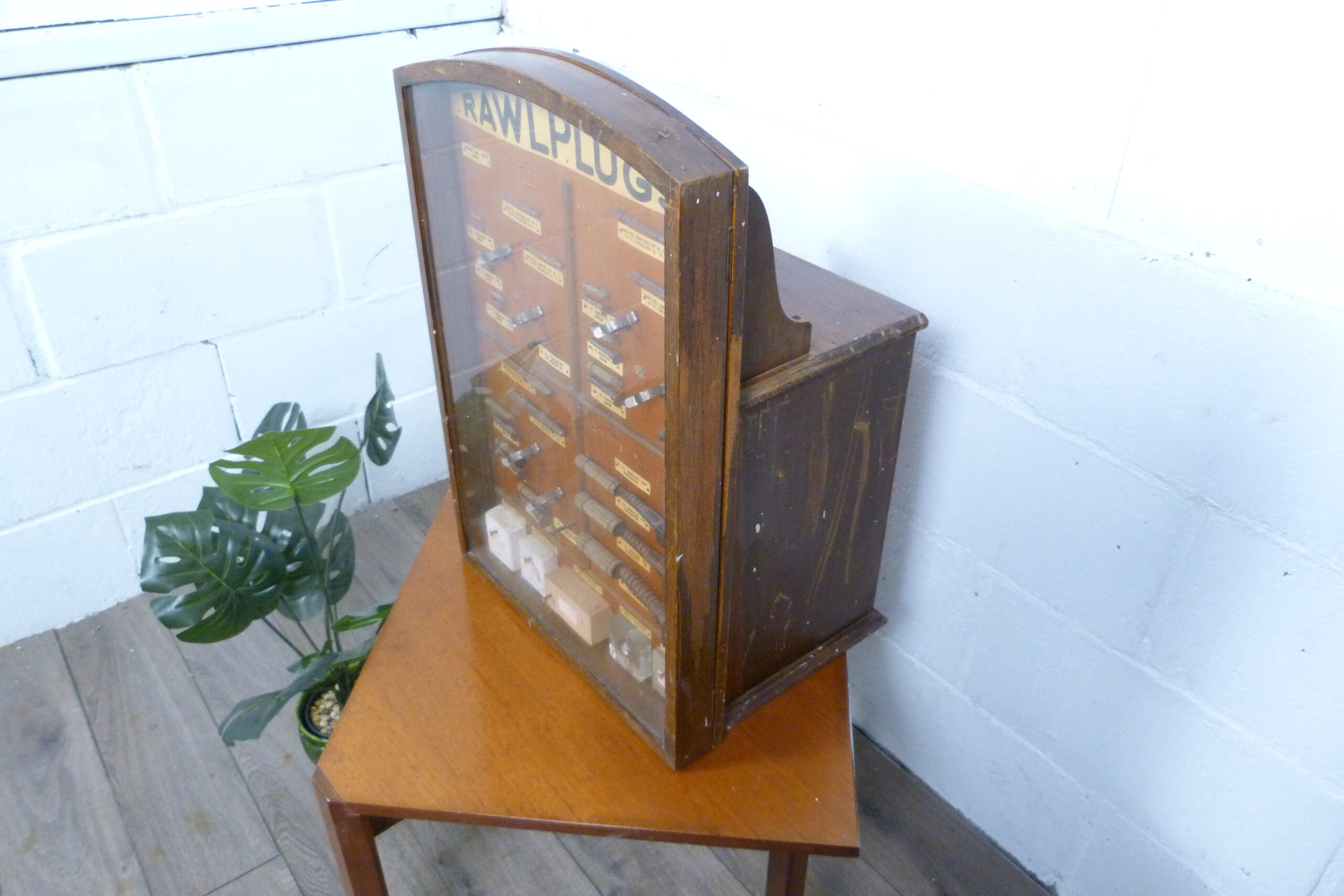 Rawl Plug 1950's Shop Display Cabinet