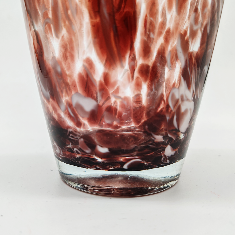 Vintage Pair of Hand Made Vases in Murano Glass - 1960s
