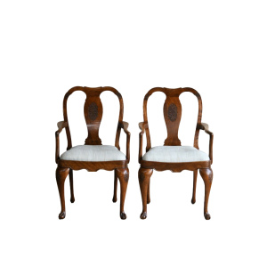 Pair Anglo Chinese Chairs
