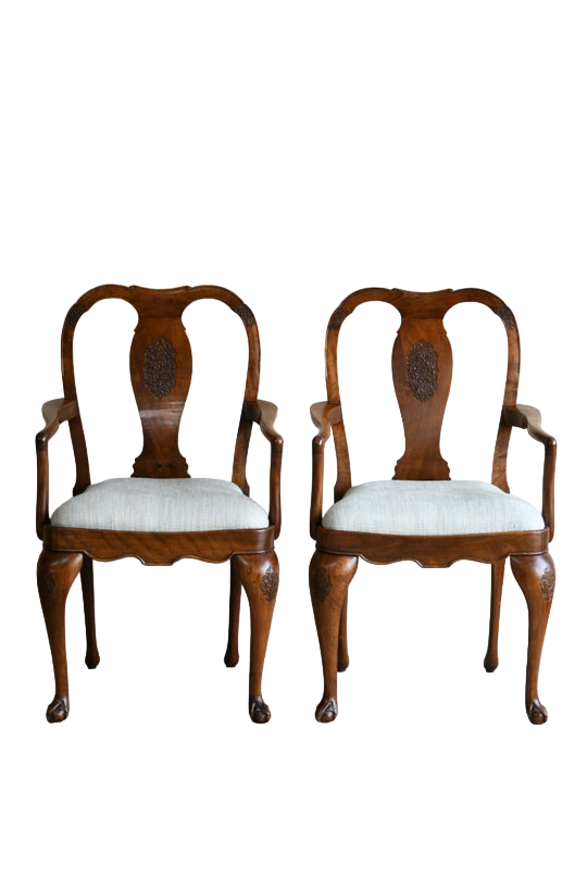 Pair Anglo Chinese Chairs