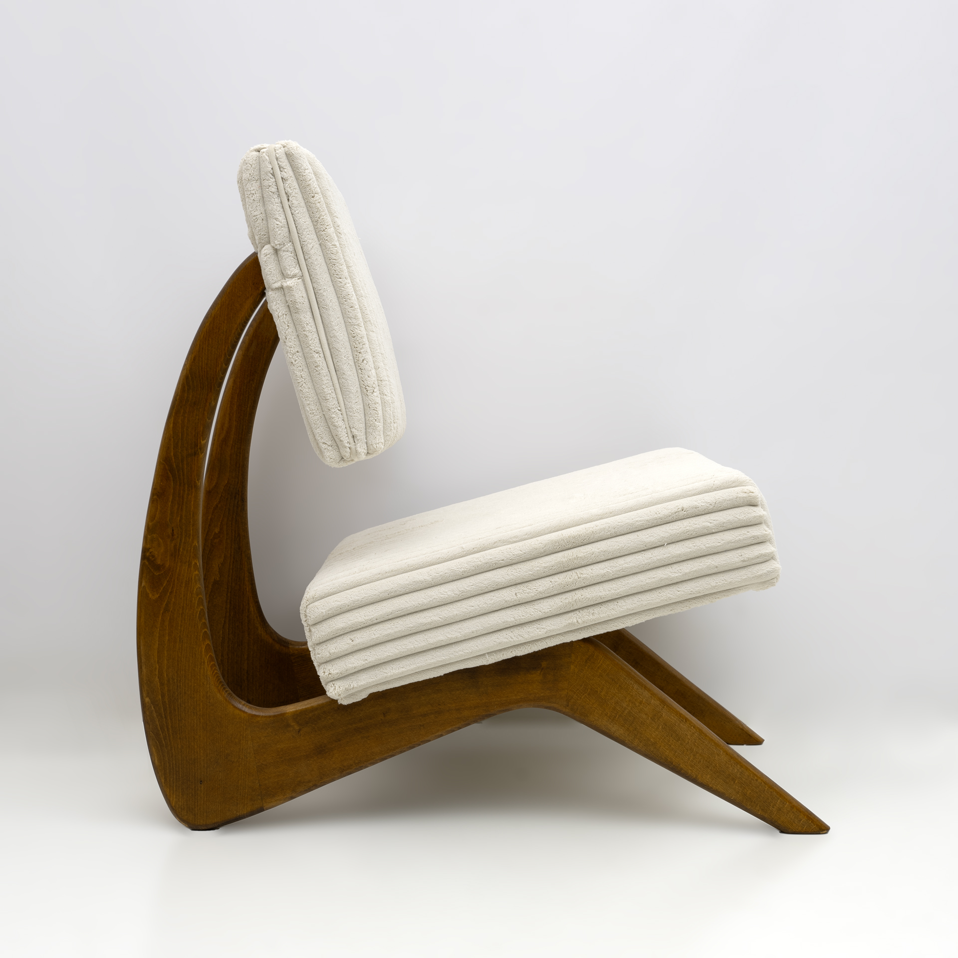 Pair of Adrian Pearsall Midcentury Walnut Lounge Chairs for Craft Associates