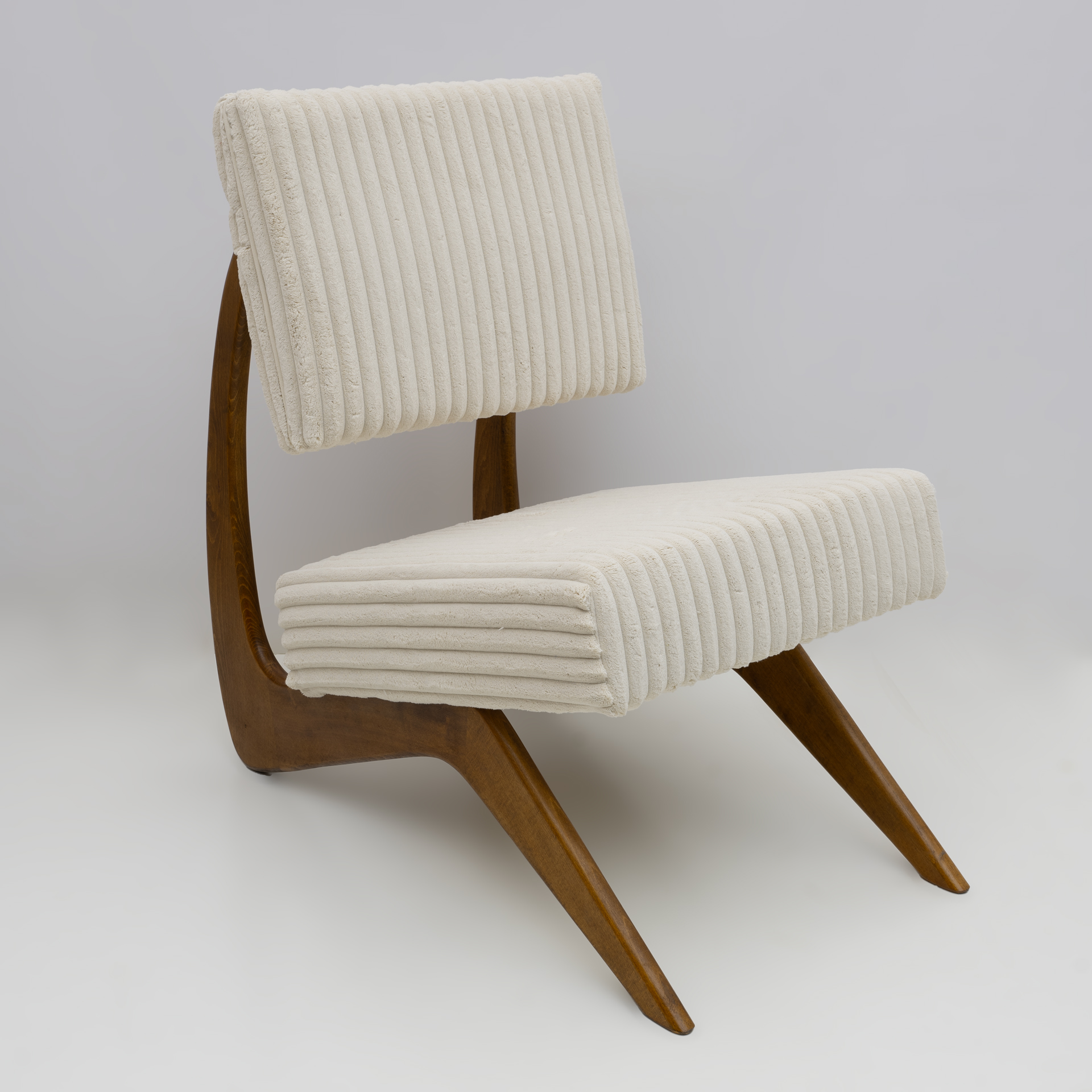 Pair of Adrian Pearsall Midcentury Walnut Lounge Chairs for Craft Associates