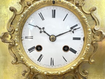 A fine, 19th Century French Empire, Gilt Mantel Clock by Raingo Freres - Image 3