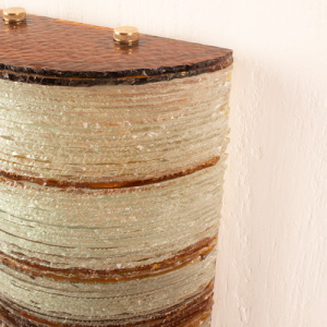 Albano Poli glass wall light for Poliarte - Big Version