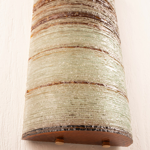 Albano Poli glass wall light for Poliarte - Big Version
