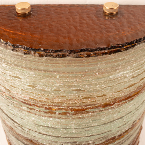 Albano Poli glass wall light for Poliarte - Big Version