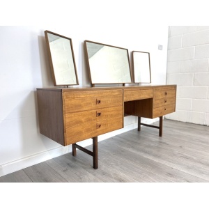 Alfred Cox, Vintage Walnut Dressing Table