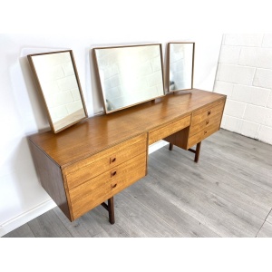 Alfred Cox, Vintage Walnut Dressing Table