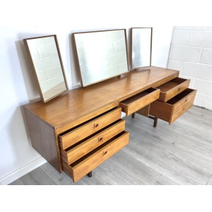 Alfred Cox, Vintage Walnut Dressing Table