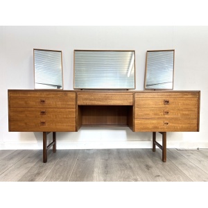 Alfred Cox, Vintage Walnut Dressing Table
