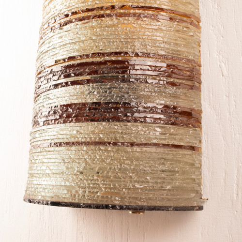 Glass Wall Light by Albano Poli for Poliarte - Small Version
