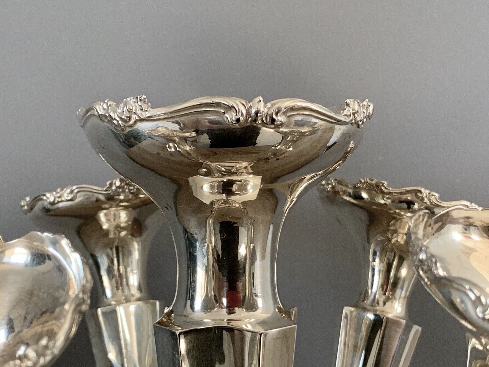 Chester 1913 - 5 Fluted Epergne By James & William Deakin