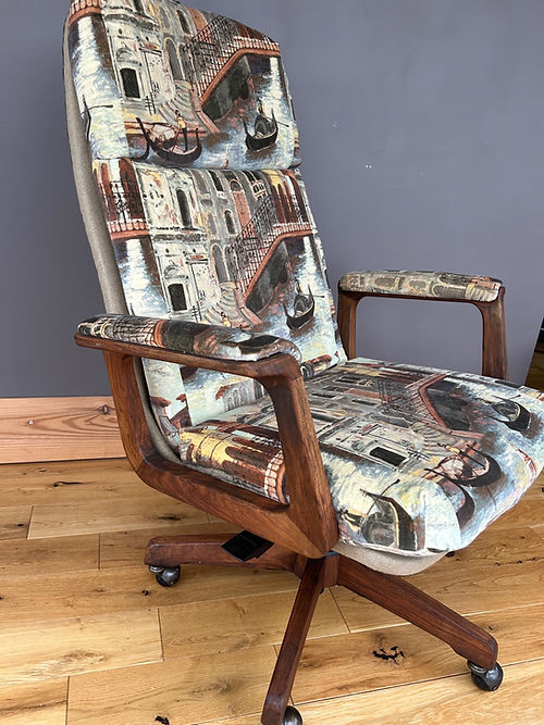 1960's German swivel armchair - Christof Stoll for Sedus
