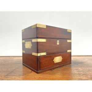 Early 19th Century, George IV Rosewood & Brass Campaign Style Apothecary Box
