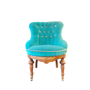 Edwardian Button Back Occasional Chair