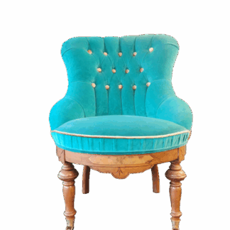 Edwardian Button Back Occasional Chair