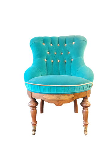 Edwardian Button Back Occasional Chair