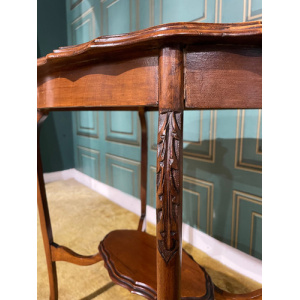Edwardian Mahogany Two Tier Centre Table