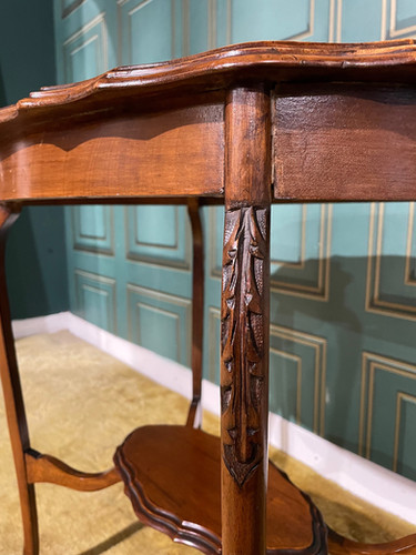 Edwardian Mahogany Two Tier Centre Table
