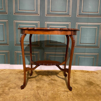 Edwardian Mahogany Two Tier Centre Table