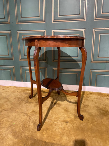 Edwardian Mahogany Two Tier Centre Table
