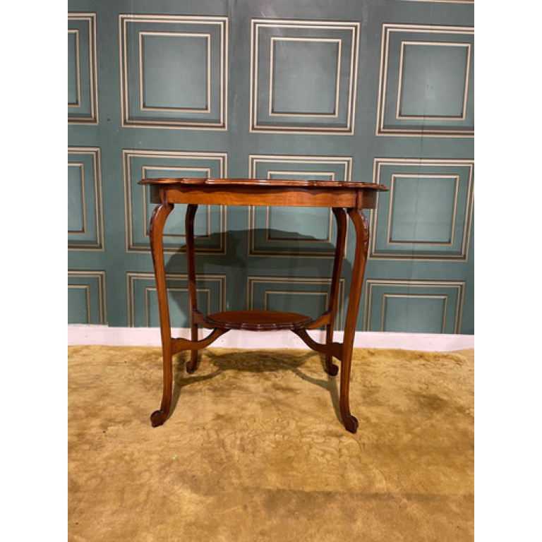 Edwardian Mahogany Two Tier Centre Table