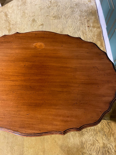 Edwardian Mahogany Two Tier Centre Table
