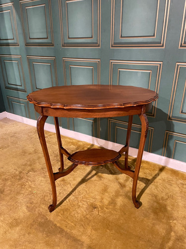 Edwardian Mahogany Two Tier Centre Table