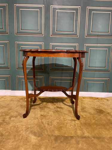 Edwardian Mahogany Two Tier Centre Table