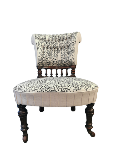 Edwardian Scroll Back Salon Chair