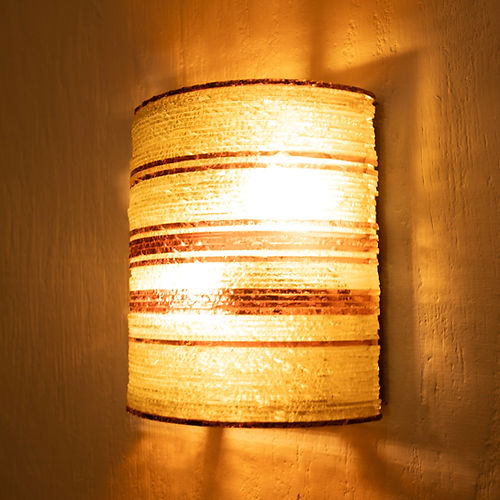Glass Wall Light by Albano Poli for Poliarte - Small Version