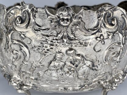 Hanau 800 Grade Silver Twin Handled Bowl By Neresheimer & Sohne - Image 4