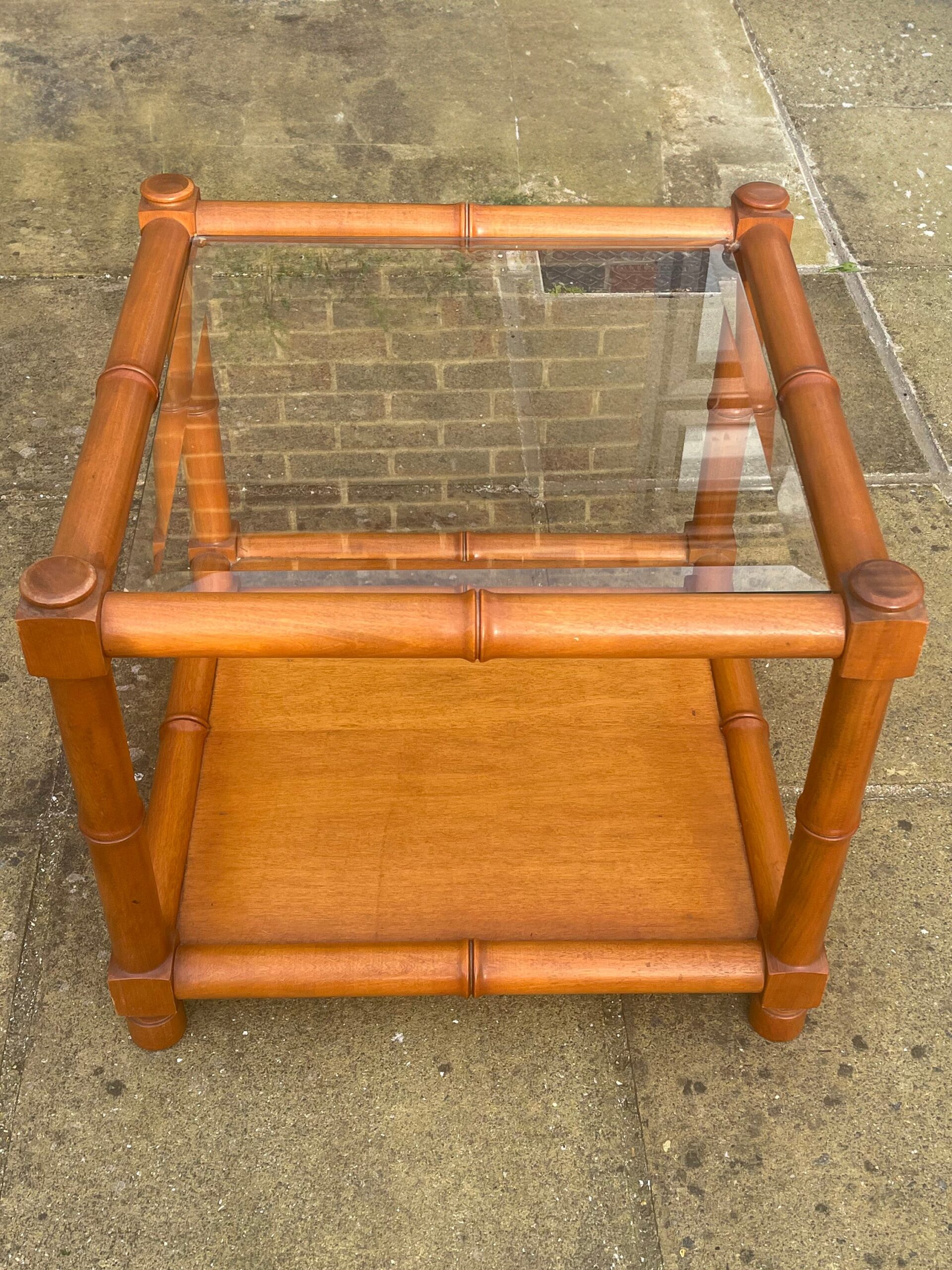 Vintage G Plan Bamboo Coffee Table 1970