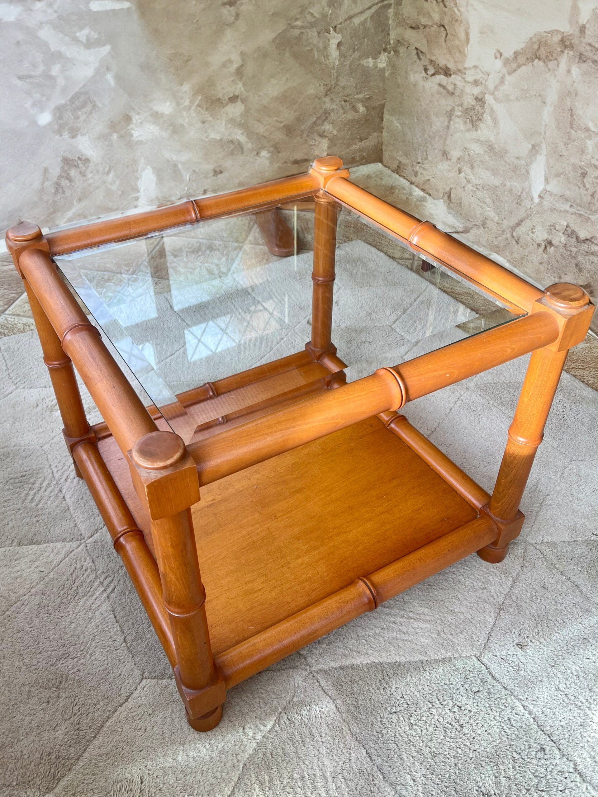 Vintage G Plan Bamboo Coffee Table 1970
