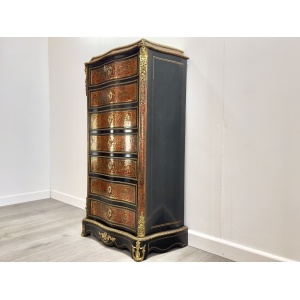 Late 19th Century, Louis XV Style, French Boulle Secretaire
