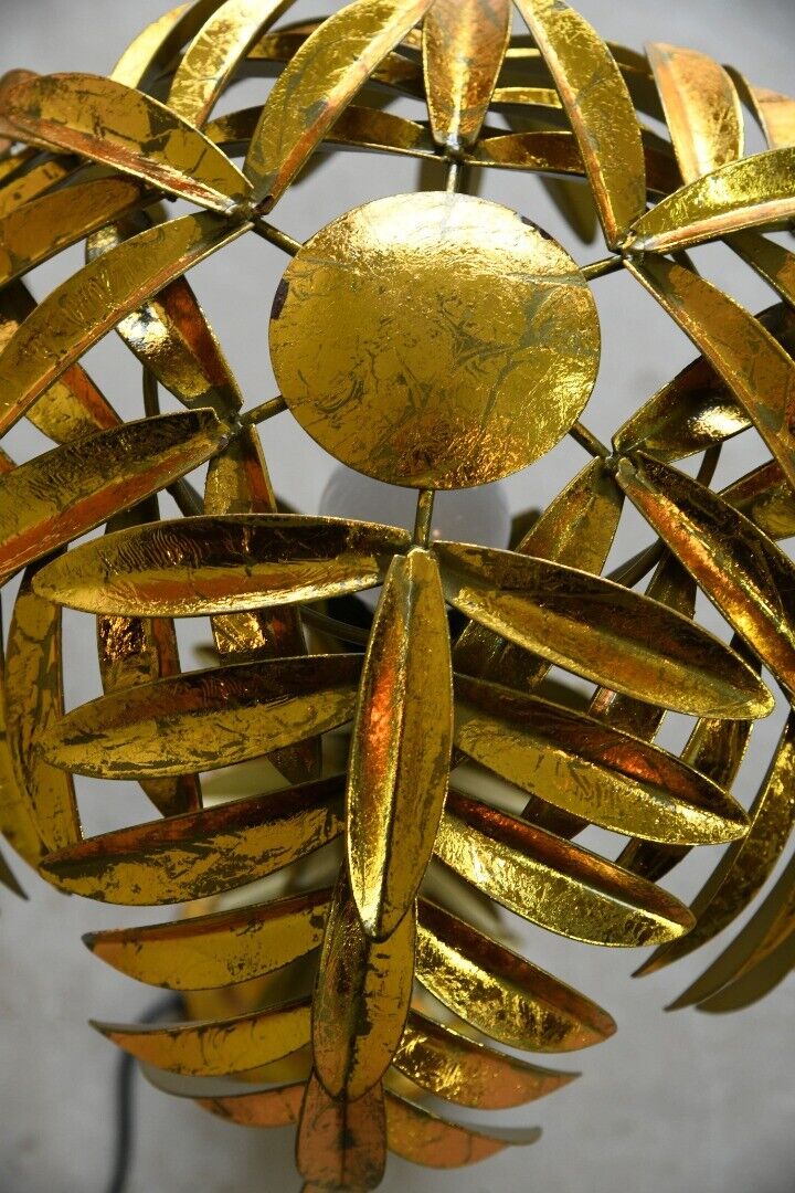 Late 20th Century Palm Tree Table Bedside Side Lamps Lights